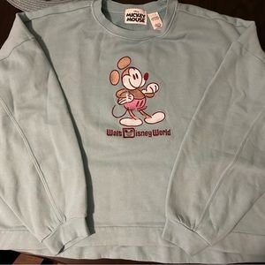 Blue long sleeve Mickey Mouse sweatshirt from Disney world size 2XL
